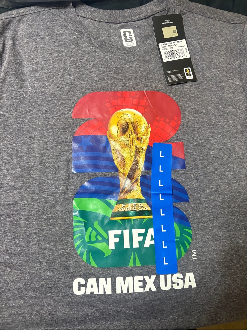FIFA World Cup 2026 CAN MEX USA Graphic Tee L NWT ⚽️